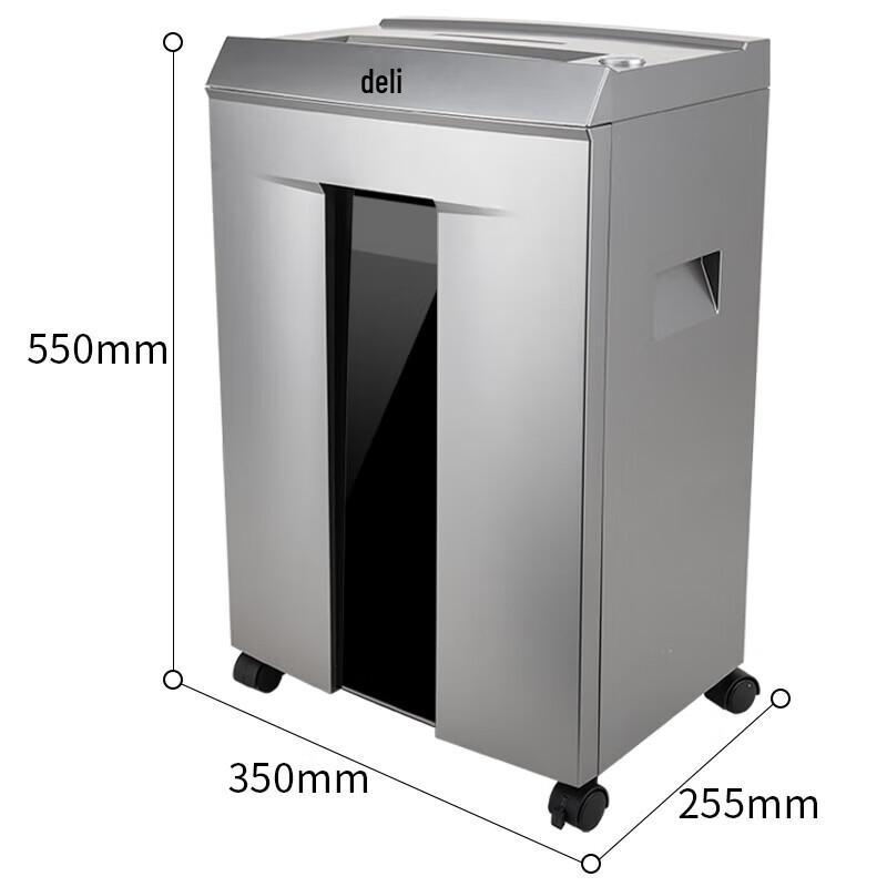 Deli Level 4 Commercial Paper Shredder with Card & CD Shredding