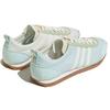 adidas Neo Шнуровка Плоские Удобная Ткань Синтетическая Кожа Прочные Низкие Кроссовки Унисекс Белые Зеленые HP9677