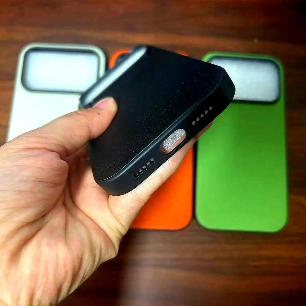 Кожаный чехол с тиснением под личи для iPhone 17 Pro Max 17E 16 Plus 15 Pro 14 13 12 11, чехол для мобильного телефона с мягким краем и жесткой задней панелью