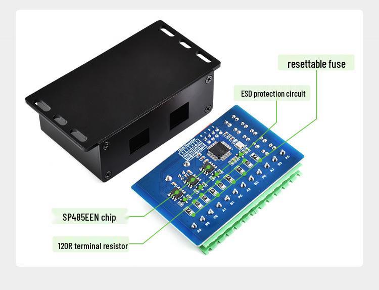 Промышленный USB-преобразователь в 4-портовый RS485 с поддержкой нескольких систем и электростатической защитой