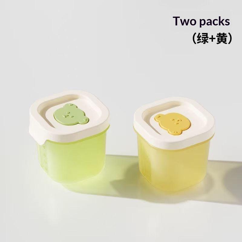 2/4/8Pcs Baby'S Small Complementary Food Box Steamed Cake Mold Ice Tray Baby'S Complementary Food Mini Box With Lid