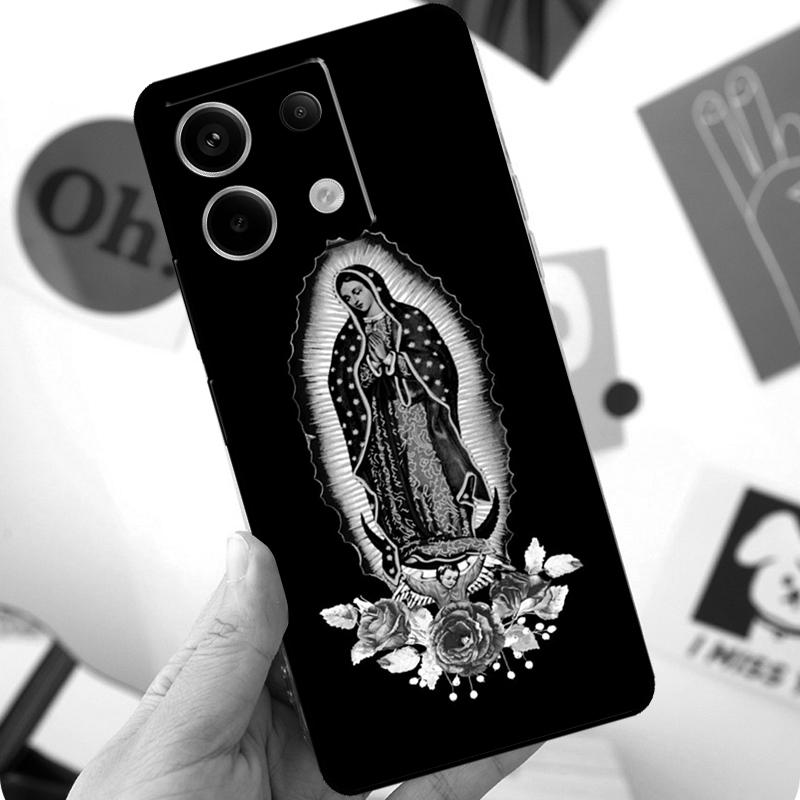 Virgen De Guadalupe Virgin Mary Funda For Xiaomi Redmi Note 14 Pro 10 11 12 13 15 Pro Plus Case For Redmi 15 14C 12C 10C 13C