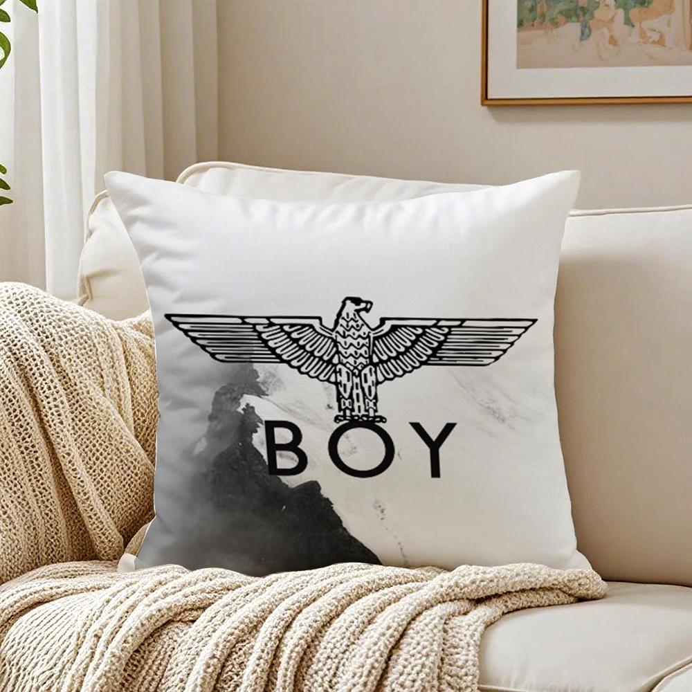 Brand BBOY LONDON Cushion Cover Linen Pillowcase Soft for Sofa Bed Home Room Decor