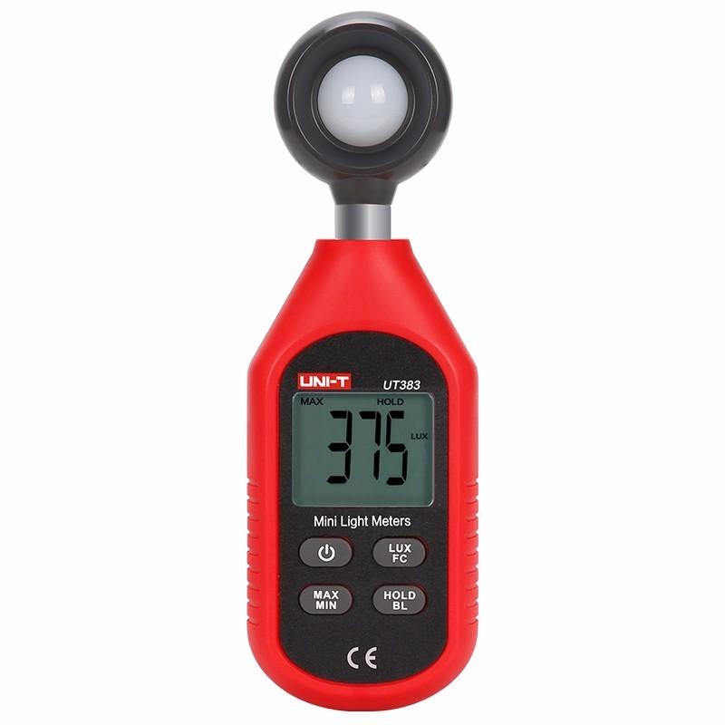 UNI-T UT383 UT383BT Digital Luxmeter Only UT383BT Bluetooth Mini Light Meter Environmental Test Equipment Handheld Illuminometer