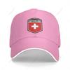 Multifunction Switzerland Flag Shield Sandwich Baseball Cap Unisex Sports Casual Caps Golf Hat Fishing Outdoors