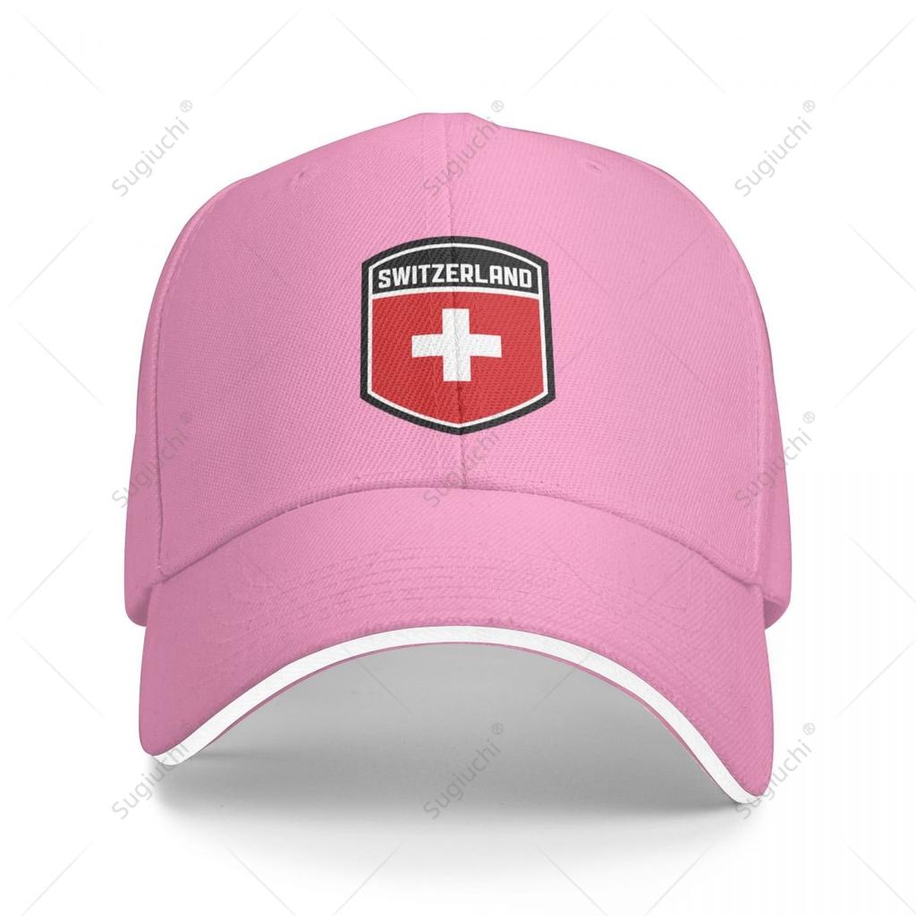Multifunction Switzerland Flag Shield Sandwich Baseball Cap Unisex Sports Casual Caps Golf Hat Fishing Outdoors