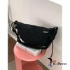 Unisex Nylon Half Moon Cross Bag (3 Colors)