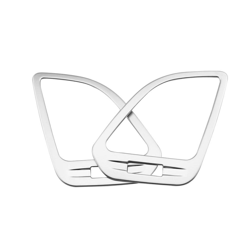 Для Hyundai IX35 IX 35 2010 - 2015 Накладка на решетку воздуховода кондиционера 2 шт. Рамка воздуховода AC Декоративная наклейка Аксессуары для интерьера