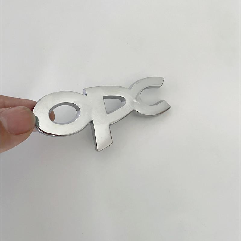3D Metal OPC Logo Car Fender Emblem Trunk Badge For Opel Insignia Corsa E Astra H J D Zafira Vectra OPC Line Sticker Accessories