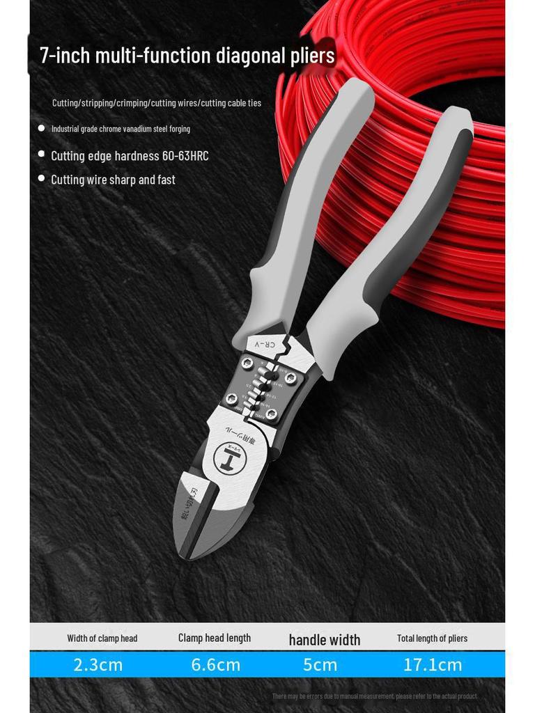 Green Forest Industrial Electrician Pliers & Wire Cutter/Stripper