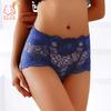 High Quality Women's Sexy Lace Underwear Pure Cotton Crotch High Mid Waist Seamless and Breathable Briefs Women Panties