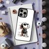 Cute S-Snoopy Cartoon Phone Case  For iPhone 16,15,14,13,12,11,Pro,Max,Plus,Mini,Magsafe,Magnetic Wireless Charging Case