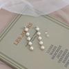 S925 Стерлингового Серебра Модные Жемчужные Серьги Пресноводный Жемчуг Кисточки Жемчужные Ювелирные Изделия Серьги-Подвески Ювелирные Изделия Для Женщин