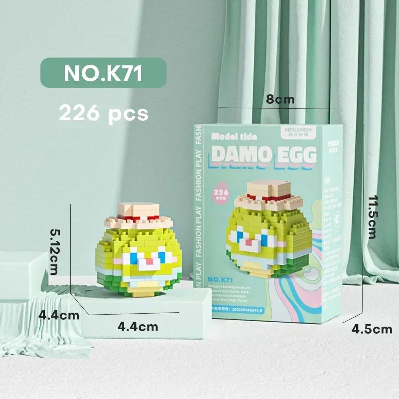 Стич ЛинаБелл Хелло Китти Sanrio Строительные Блоки Damo Яйцо Мультяшные Фигурки Кирпичики Детские Конструкторы Модель Подарок