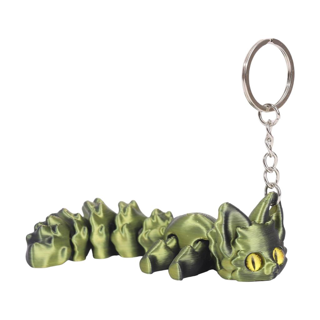 Высокоточный 3D брелок-шарм в виде лисы Легкий портативный аксессуар для ключей для поклонников аниме и коллекционеров подарков