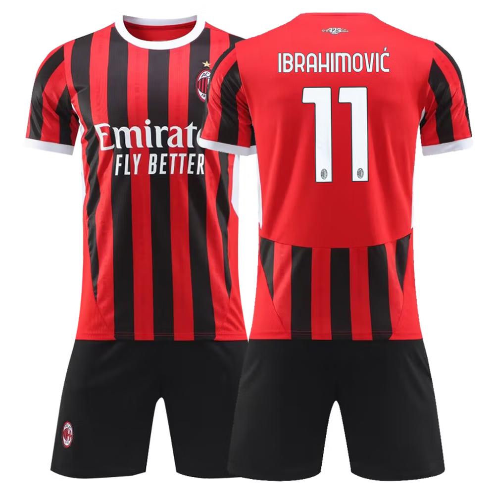 Домашняя футболка AC Milan 2024-2025 №11 Ибрагимович