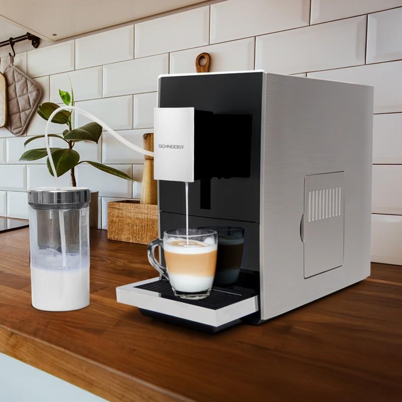 Schneider – Lumière Arabica – Автоматическая Кофемашина – Кофемолка – Вспениватель Молока