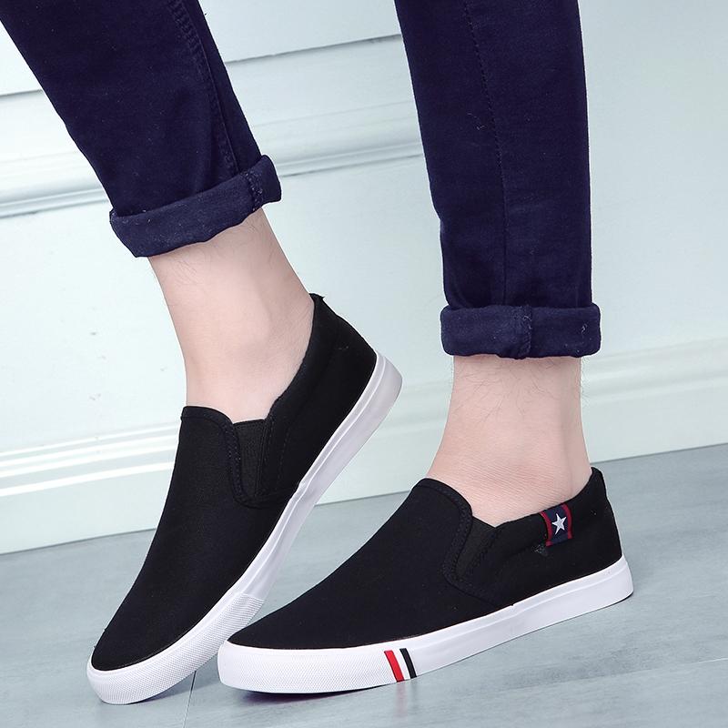 4 Colors SizeEU35-EU47 Men Women Casual Flat Shoes Fashion Canvas Lazy Shoes