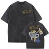 Bad Bunny Album Cover Printed Tshirt Debi Tirar Mas Fotos DTMF Washed Vintage T Shirts Men Women Hip Hop Punk Oversized T Shirt