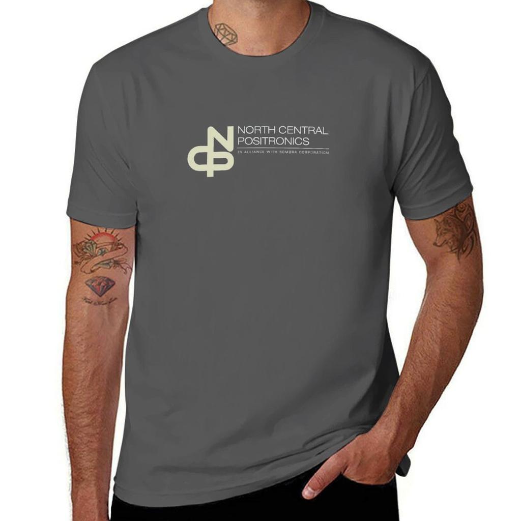 North Central Positronics Футболка Модный Узор Печатная Футболка