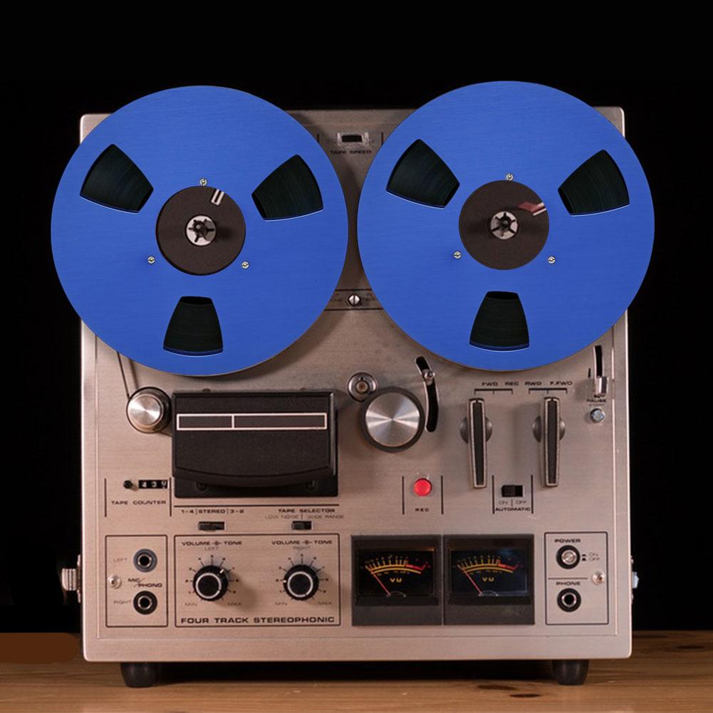 1/4 10,5-дюймовая пустая катушка для ленты из алюминиевого сплава для катушечного магнитофона, запасная часть для открытого магнитофона