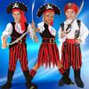 Halloween Party Role-playing Costume New Game Uniform Children Male Pirate Costume Stage Performance Costume