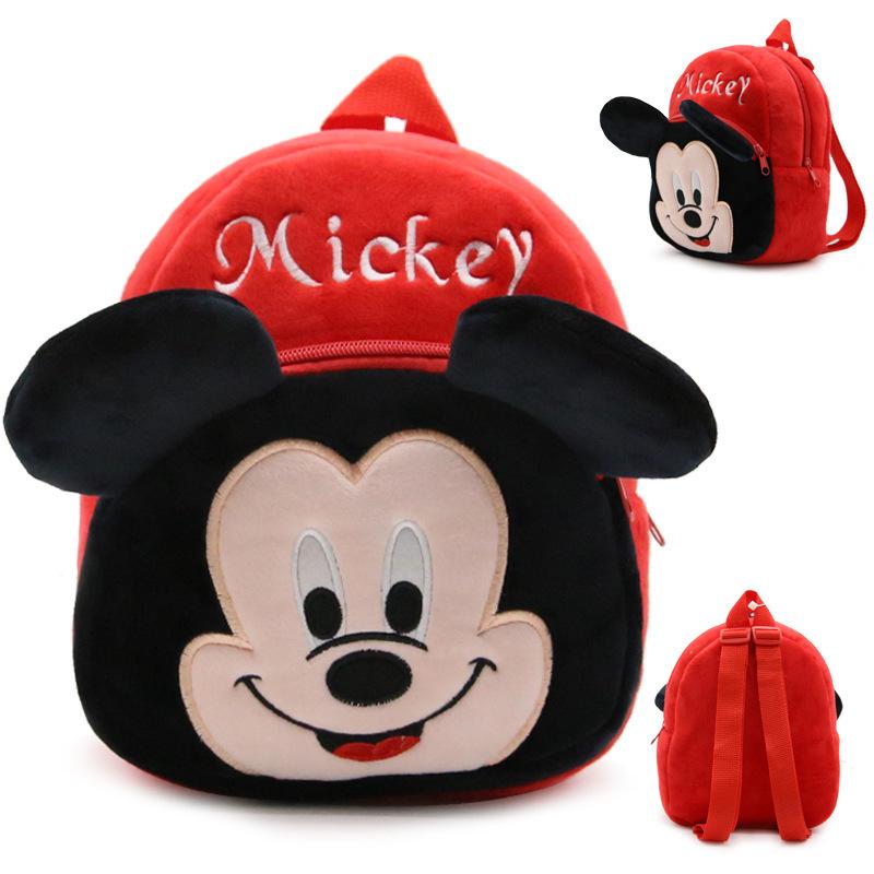 Disney Микки Минни Милый Мультяшный Детский Рюкзак Сумка Детский Плюшевый Рюкзак Рюкзак для Детского Сада
