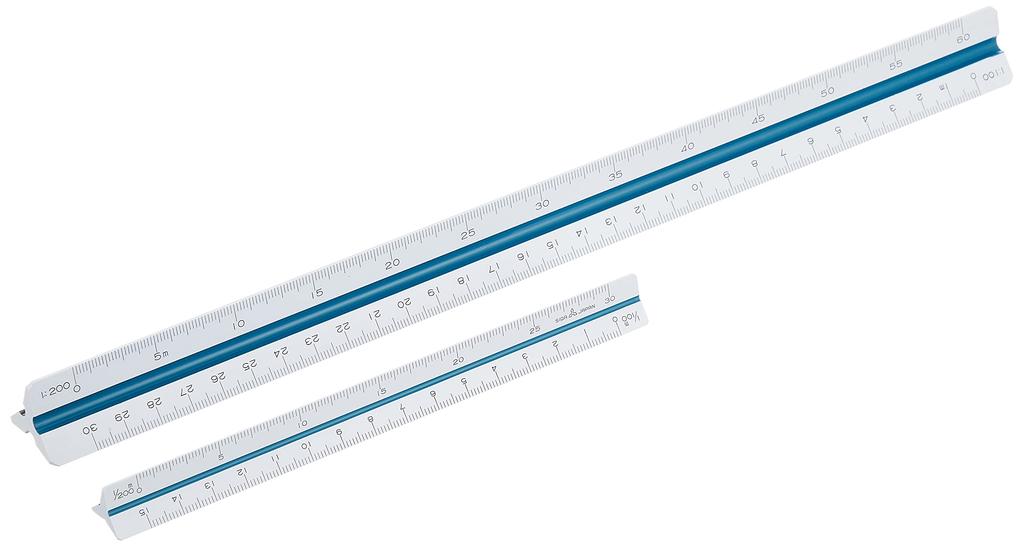 Shinwa Sokutei Треугольная линейка B-15 B-30 для архитекторов, Набор из 2 штук 50265