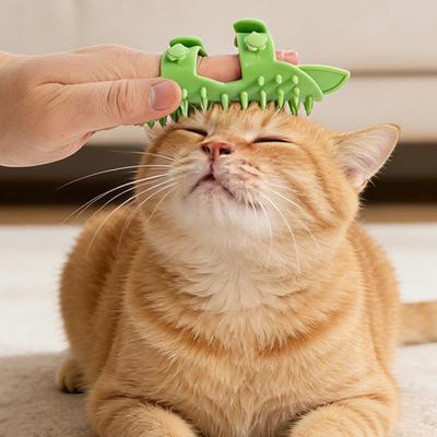 Кошка Стол Ножка Лицо Царапалка Регулируемый Для Домашних Кошек Силикон Самовычесыватель Массажная Щетка Котенка Мебель Диван Стул Ножка Царапание Расческа для Ухода