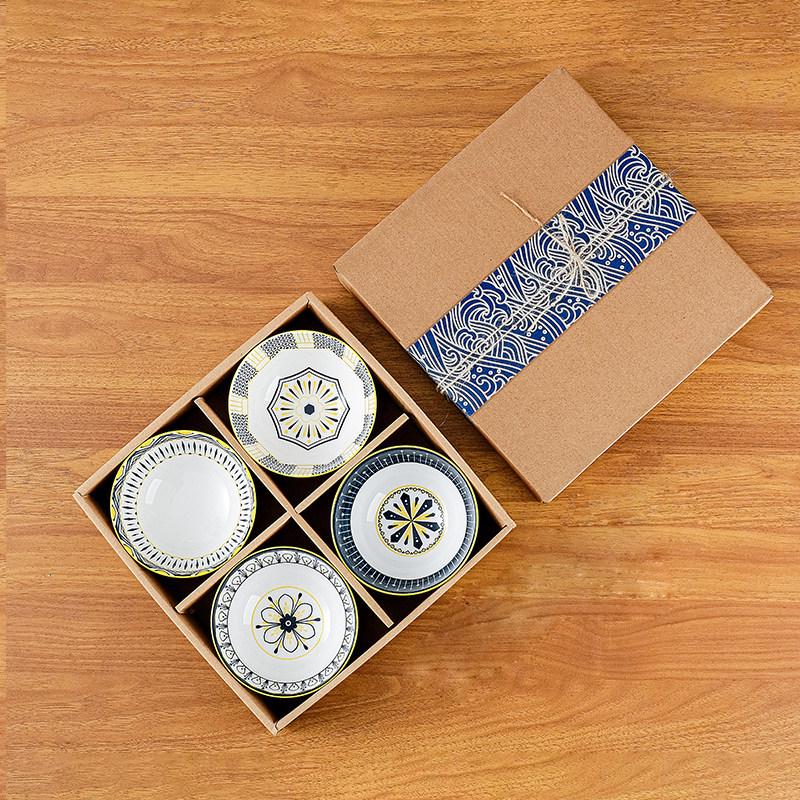 Japanese Ceramic Wedding Gift Set: Bowl & Chopstick with Gift Box - Perfect for Lucky Draws and Employee Gifts