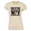 Inspired By The Unisexdalorian This Is The Way Outline Skinny Fit Tshirt