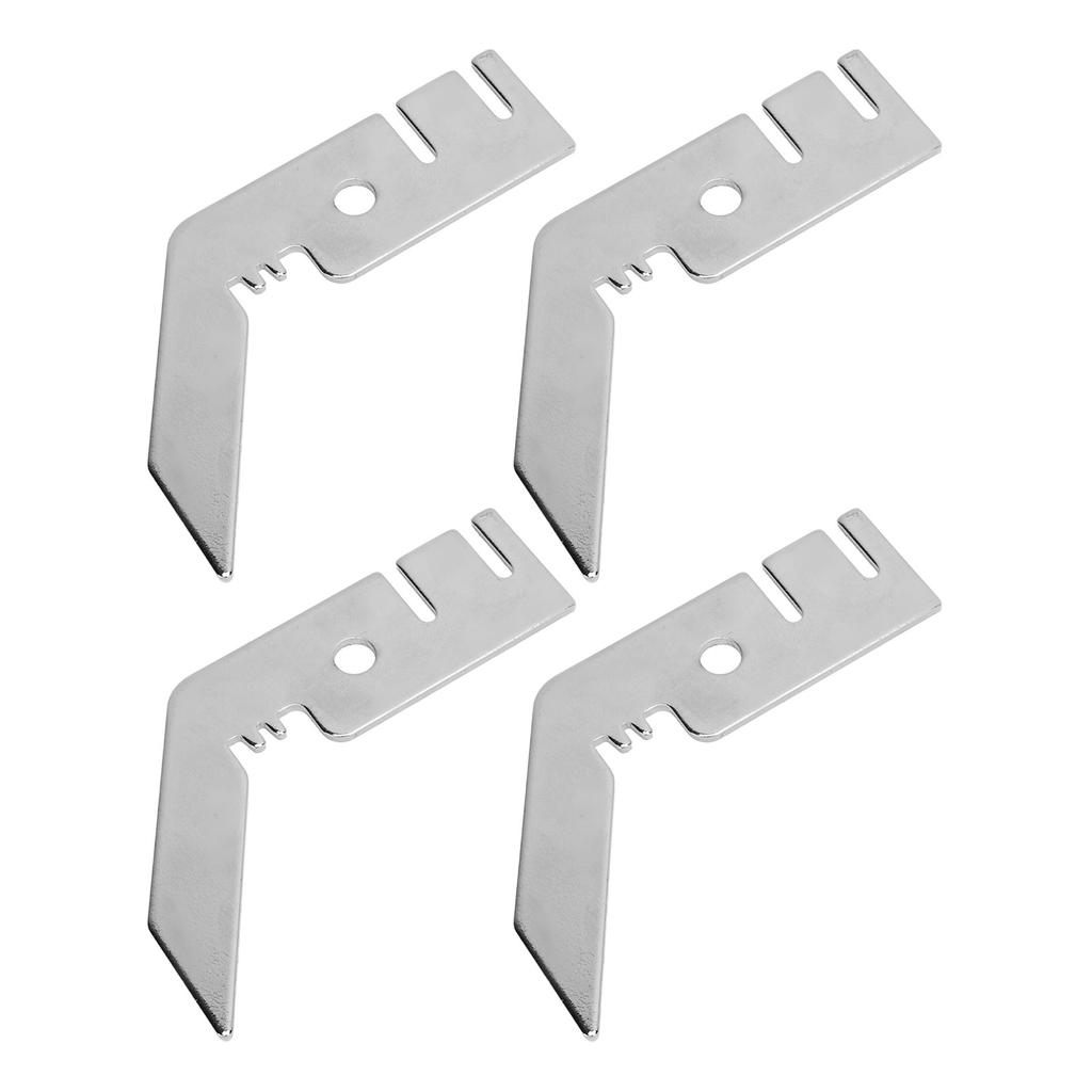 8PCS 3 Inch Double Crossbar Hanger Iron Wedding Valance Hanger for Pipe and Drape Backdrop Stand Lay