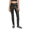 Pantalon Cuir Synthétique Taille Moyenne Femme Urban Classics - Noir - 27