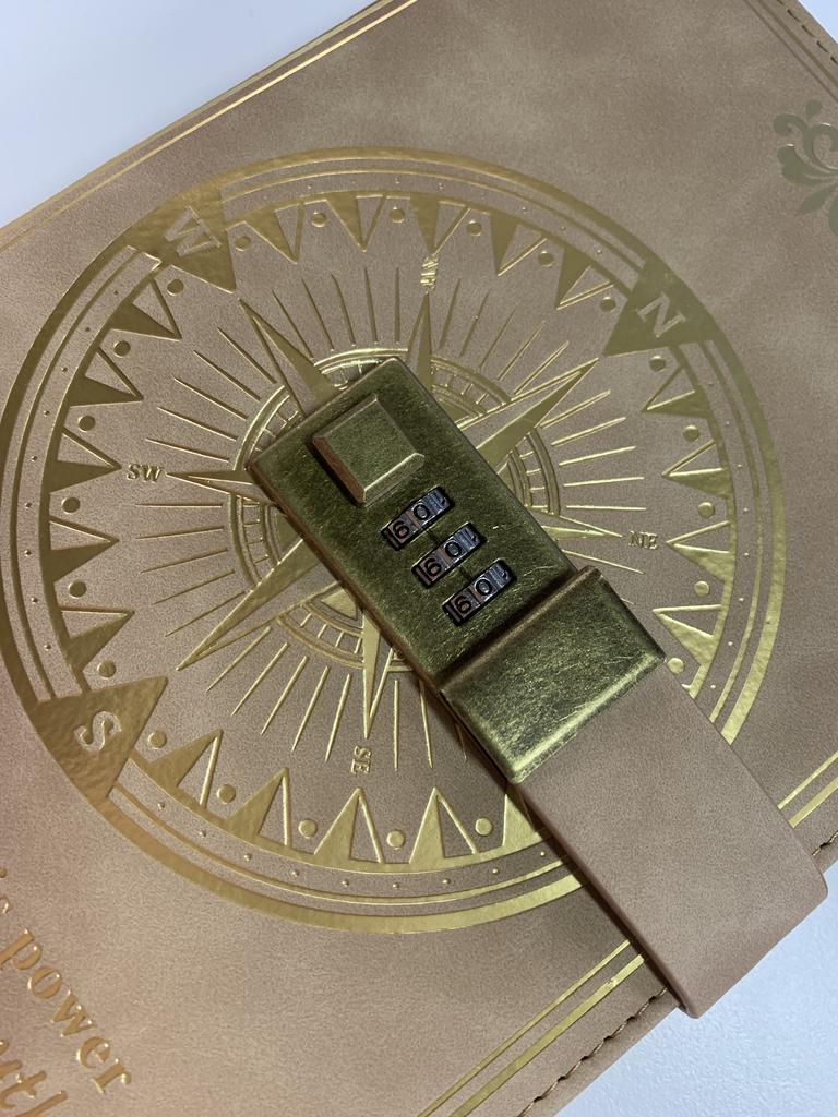 A5 200 страниц Блокнот Ретро Пароль Книга с замком Дневник Переплет Утолщенный Творческий Ручной Бухгалтер Студенческий Блокнот 2025 Канцелярские Принадлежности