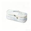 Quilted Cotton Hair Dryer Bag Leopard Print Curling Iron Organizer Blow Dryer Pouch  Beauty Lovers