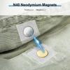1 пара ПВХ Невидимые Сильные Магнитные Кнопки-застежки Скрытая Магнитная Застежка для Сумки Одежды Застежка DIY Ремесло Швейные Принадлежности