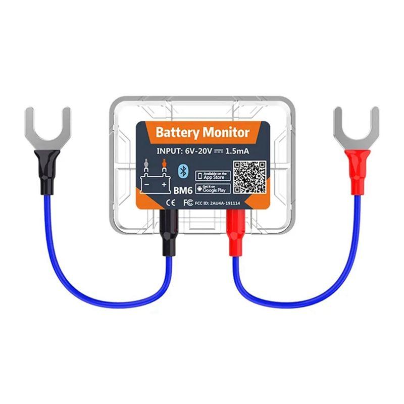 Wireless Bluetooth GPS Tracker Battery Monitory BM6 With Car Battery Health Check APP Monitoring Battery Tester
