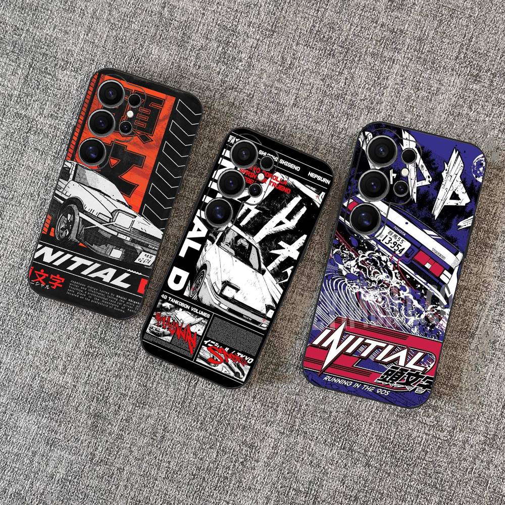 Аниме про гонки Initial D Чехол для телефона для Samsung S 24 Fe 25 Ultra Plus 20 Lite 21 30 22 23 24 22 Ultra 5G Fundas