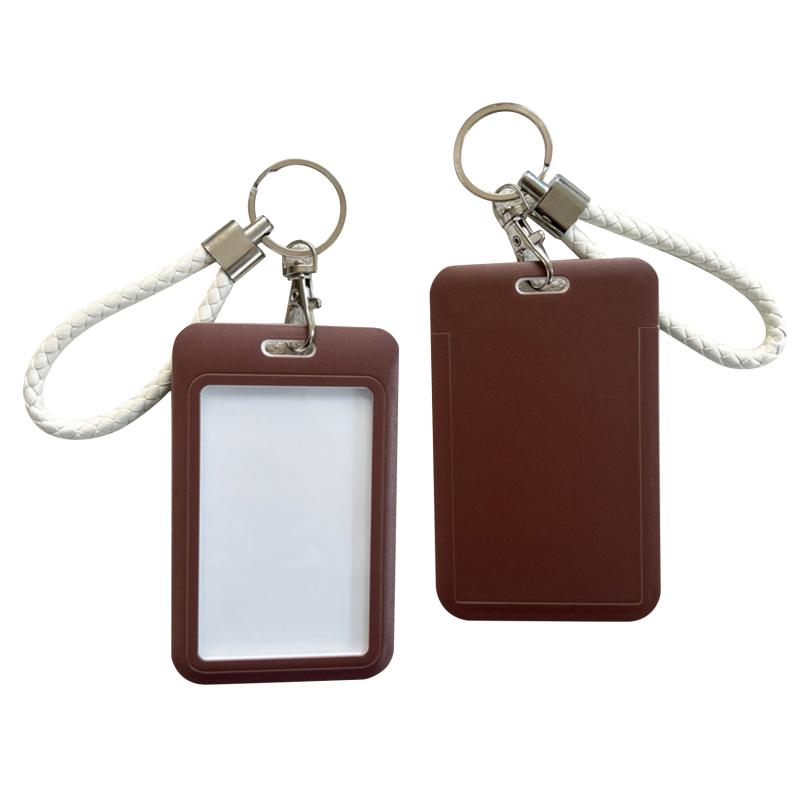 Брелок для ключей, держатель студенческой карты, простая однотонная серия, деловая рабочая карта для женщин и детей, держатель для студенческой фотокарты, чехол