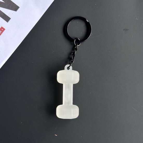 Брелок для ключей в форме фитнес-стакана для воды в форме штанги, дизайн пластины-подвески, напоминание о тренировке, сумка для ключей для бодибилдинга