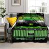 John Deere Logo Design Blanket Suitable for Sofas, Beds, Offices, And Camping - Perfect Gift for Halloween Christmas