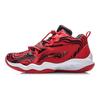 Баскетбольные кроссовки Li Ning Court Star Shock Absorbation Rebound Детские кроссовки Красные Черные YKBQ012-3