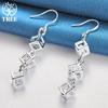 925 Sterling Silver Baishige AAA Zircon Drop Earrings Jewelry