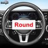 Кожаная накладка на руль автомобиля для Ssangyong Rexton Korando KJ C Sports Korando C300 2011 - Автоаксессуары для интерьера