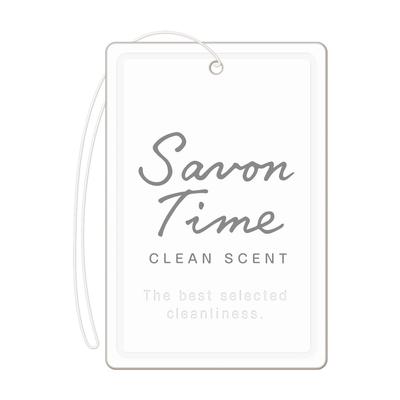 HARUKADO Carall Автомобильный освежитель воздуха Sabon Time Plate Мягкий хлопок 9 г x 3 3544 Набор из 3 штук