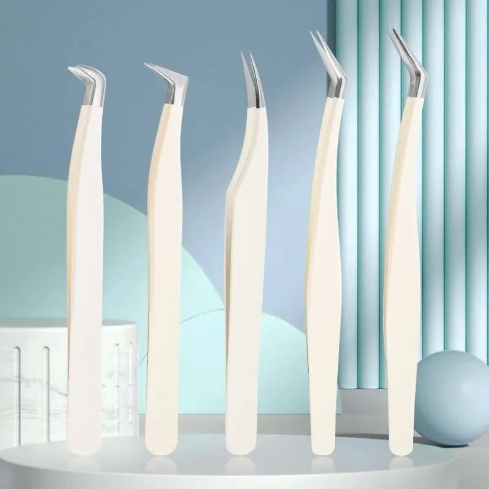 Антистатические накладные ресницы, пинцет, заколка для бровей, наращивание ресниц, пинцет для макияжа