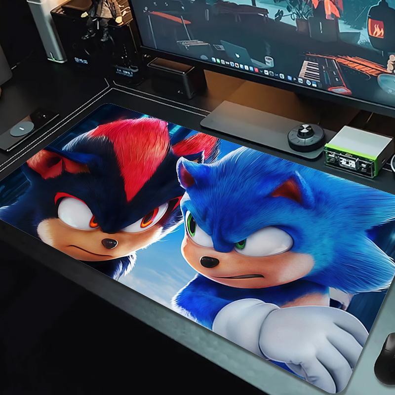 Sonic the Hedgehog4 Print Cushion Non-slip Laptop Tablet Big Mousepad XXL Mat Mini PC Playmat With Lock edge