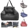 Pet Car Booster Seat Fluffy Puppy Dog Cat Travel Carrier Soft Safety Bag