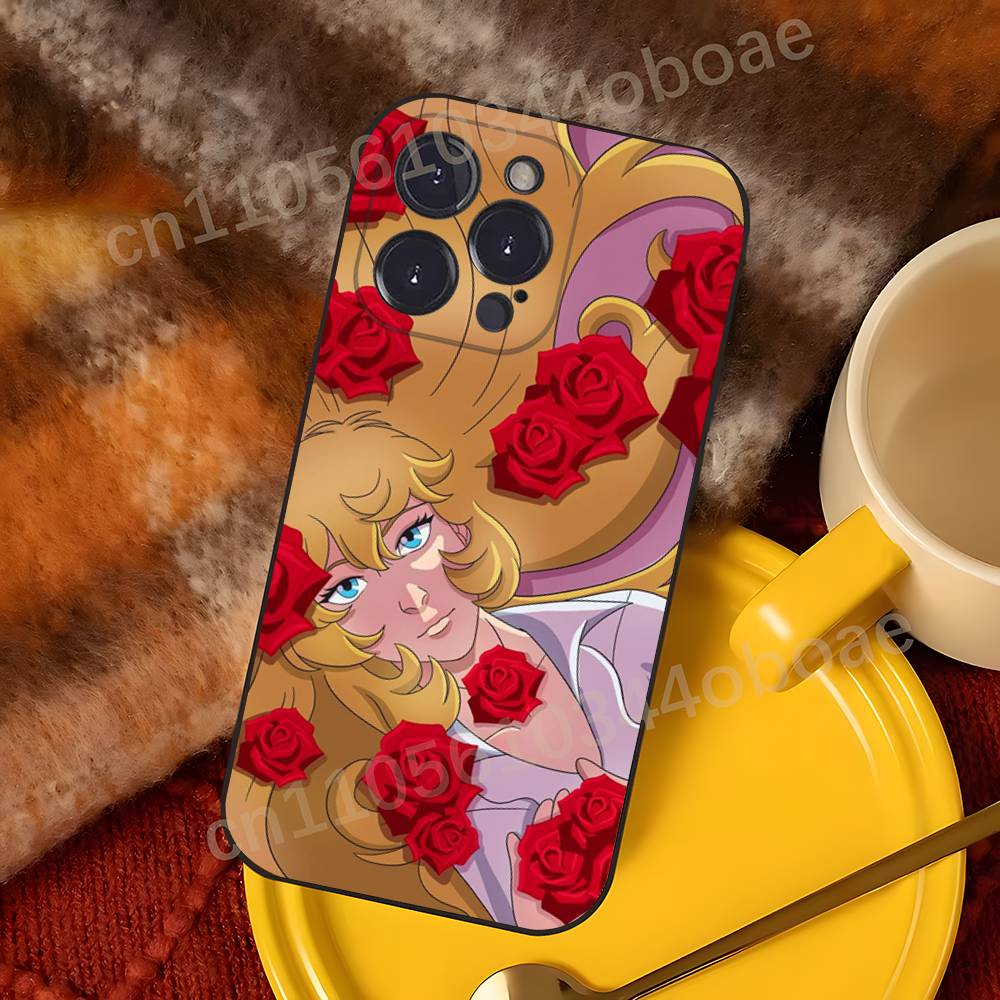 Чехол для телефона 'Роза В-Версальской' Леди Оскар для iPhone 17,16,15,14,13,12,11,Pro,Max,Plus Ударопрочный Чехол