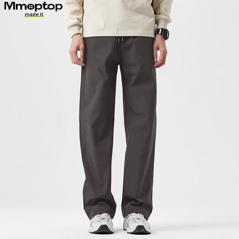 MMOPTOP Men's Casual Straight-Leg Trousers